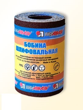 Шлифлента 106*3000мм P180 тканевая водостойкая АК400EW бобина *1/25