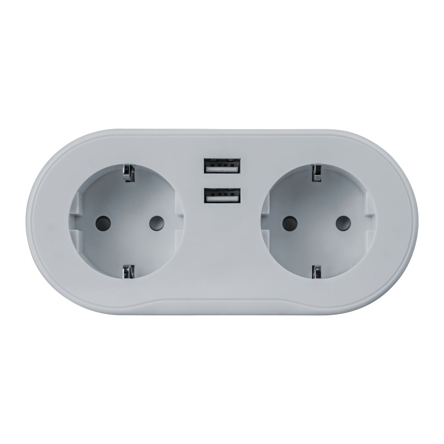 Розетка 2-мест. 2-USB SMARTHOME белая с з/к 10А Navigator NSH-ST-02-WiFi 14556 *1/40