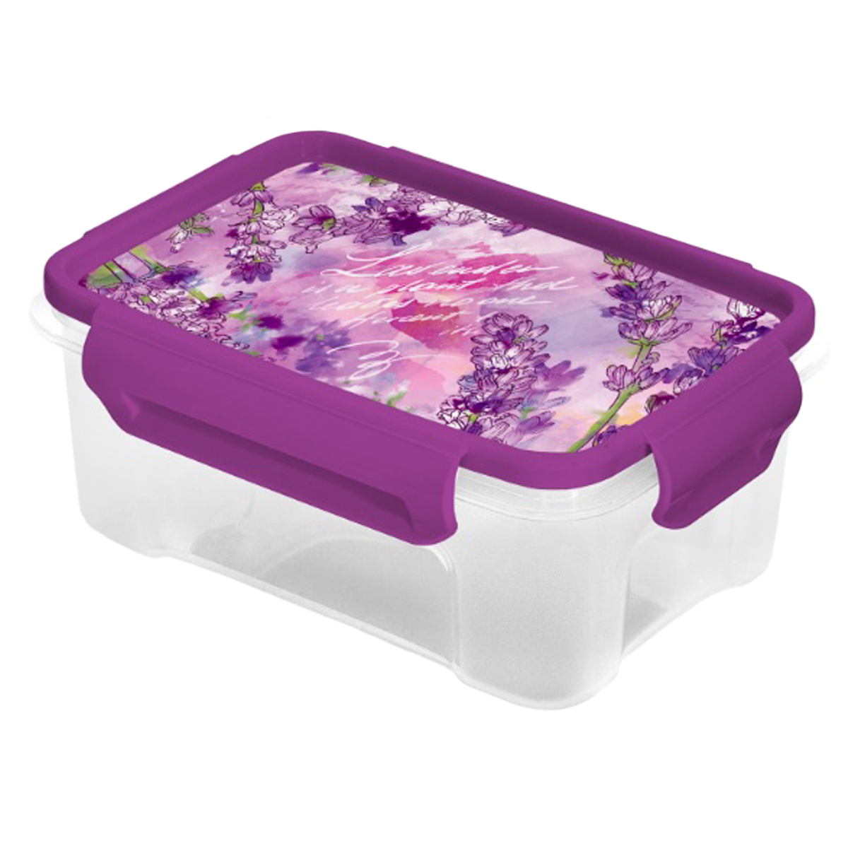 Контейнер д/прод. пластм. "Лаванда" 1,8л 165х116х170мм д/микров.печи арт.76308 ("Полимербыт") Контейнер д/прод. пластм. "Лаванда" 1,8л 165х116х170мм д/микров.печи арт.76308 ("Полимербыт")