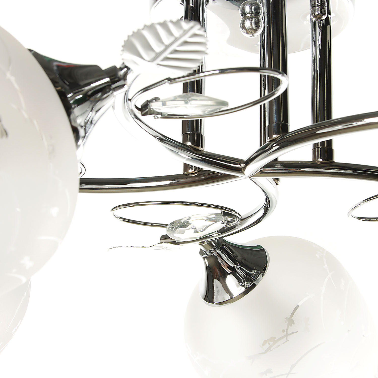 Люстра Verner Lighting А2676/5, 40 Вт, Е27, 5 ламп, хром