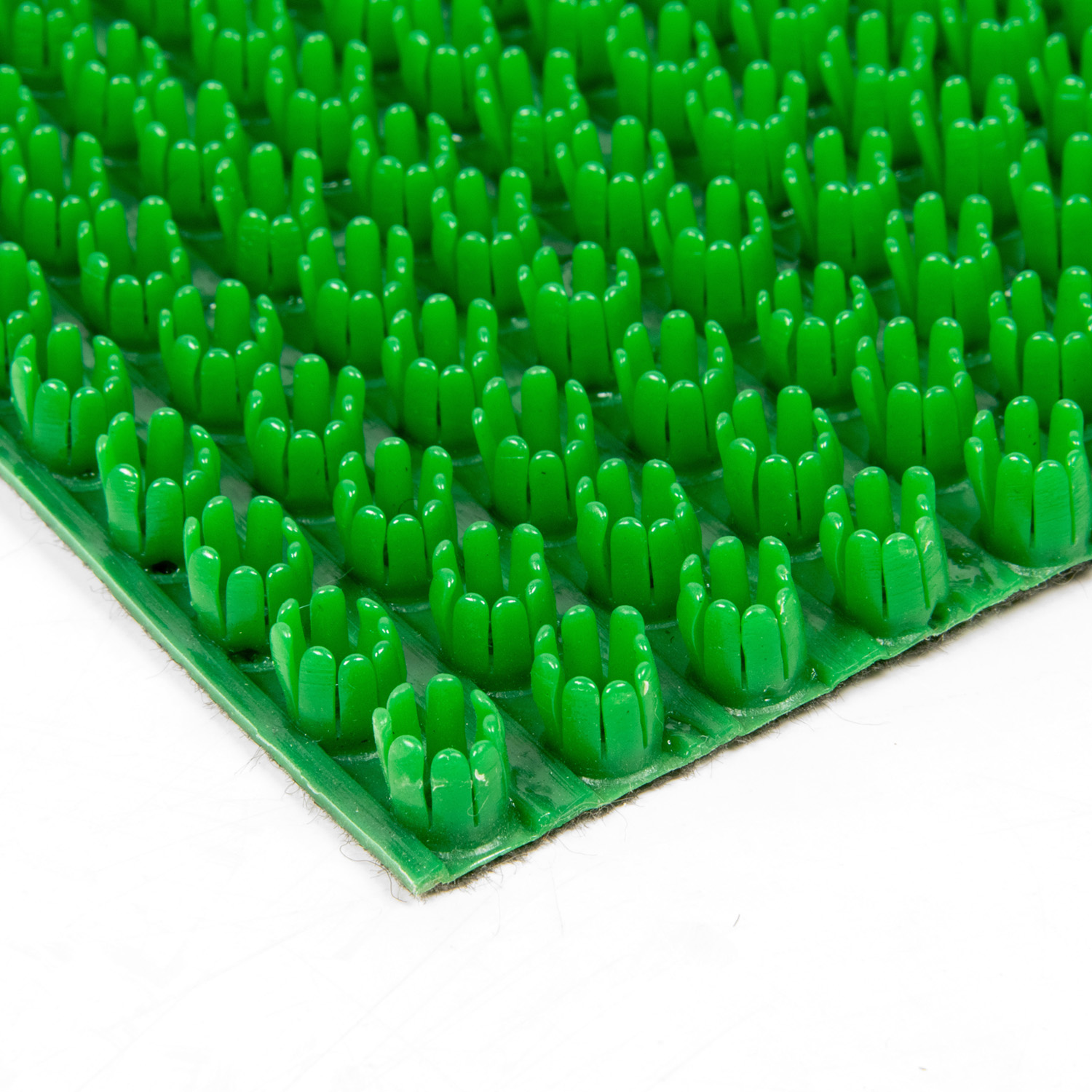 Коврик щетинистый 60*90 см на прот. осн.  (зеленый) "KOVROFF"  Травка (арт.12163)   *1/25 (МЭ70)