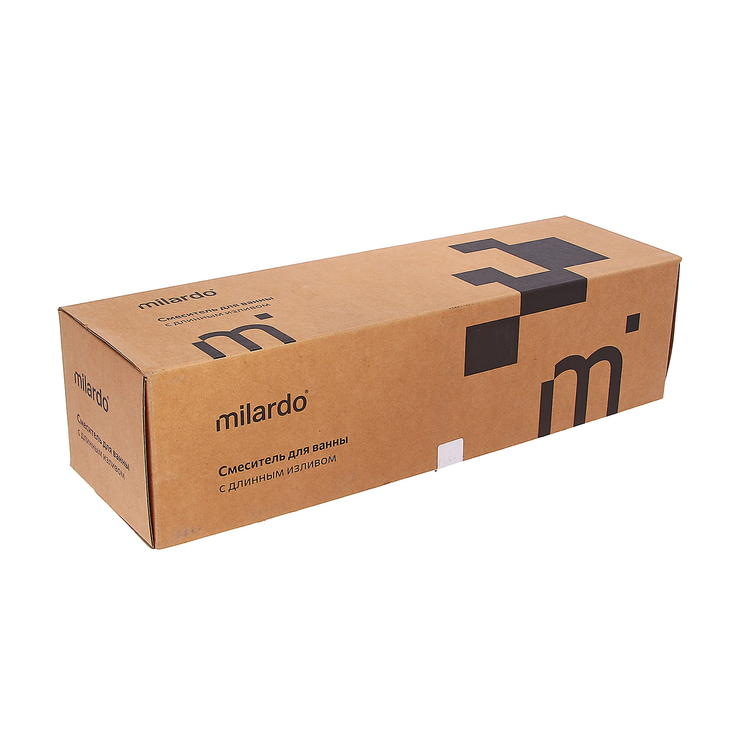 Смеситель для ванны Milardo Duplex, длинный излив, двухвентильный