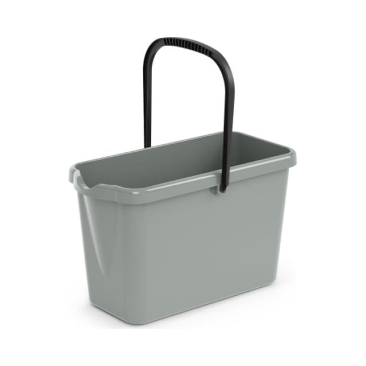 Ведро д/мытья пола пластм. 16л прямоугольное 440х235мм,выс.275мм М8587 (ЗПИ "Альтернатива") *1/10