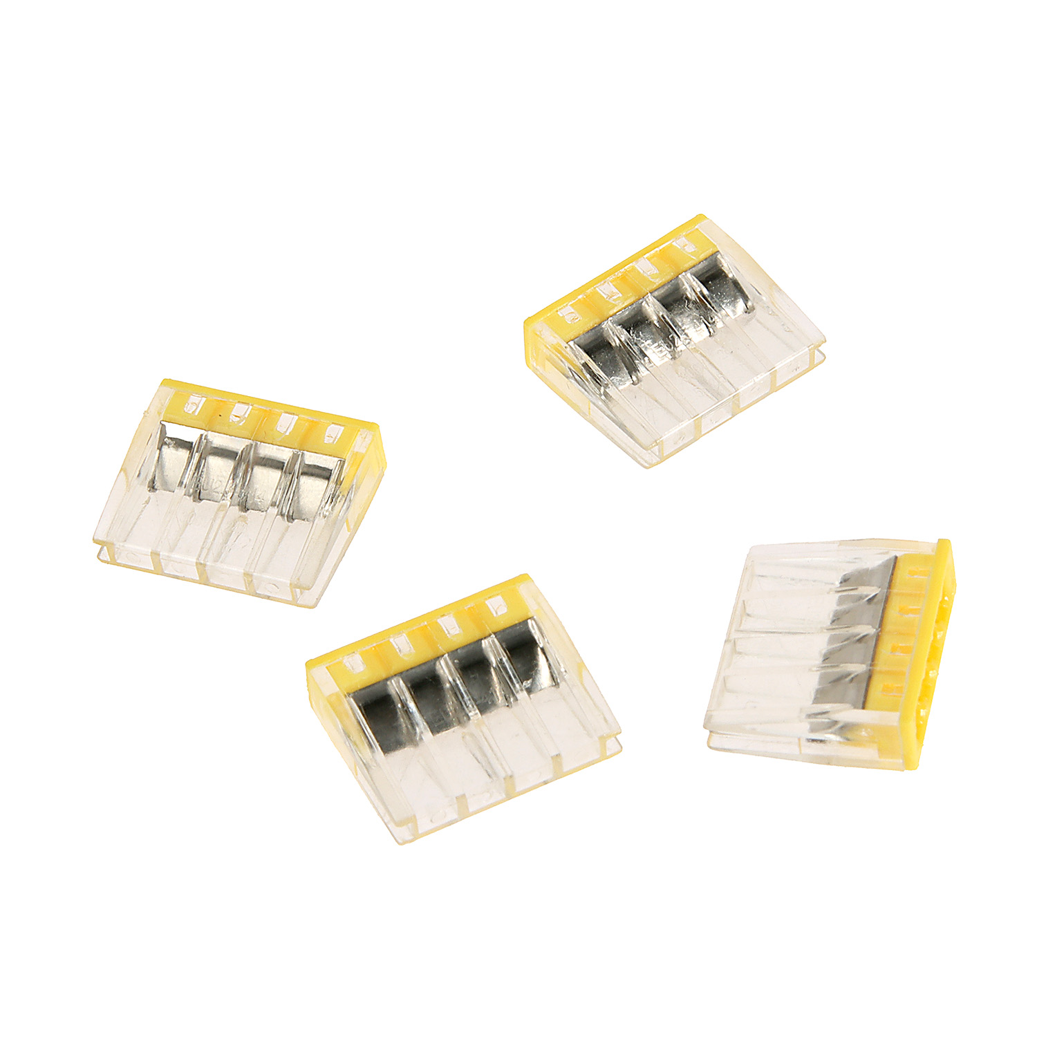 Клемма соединительная 4 конт. 0,5-2,5мм2 с пастой (в уп4шт) Б0043960 *1/20