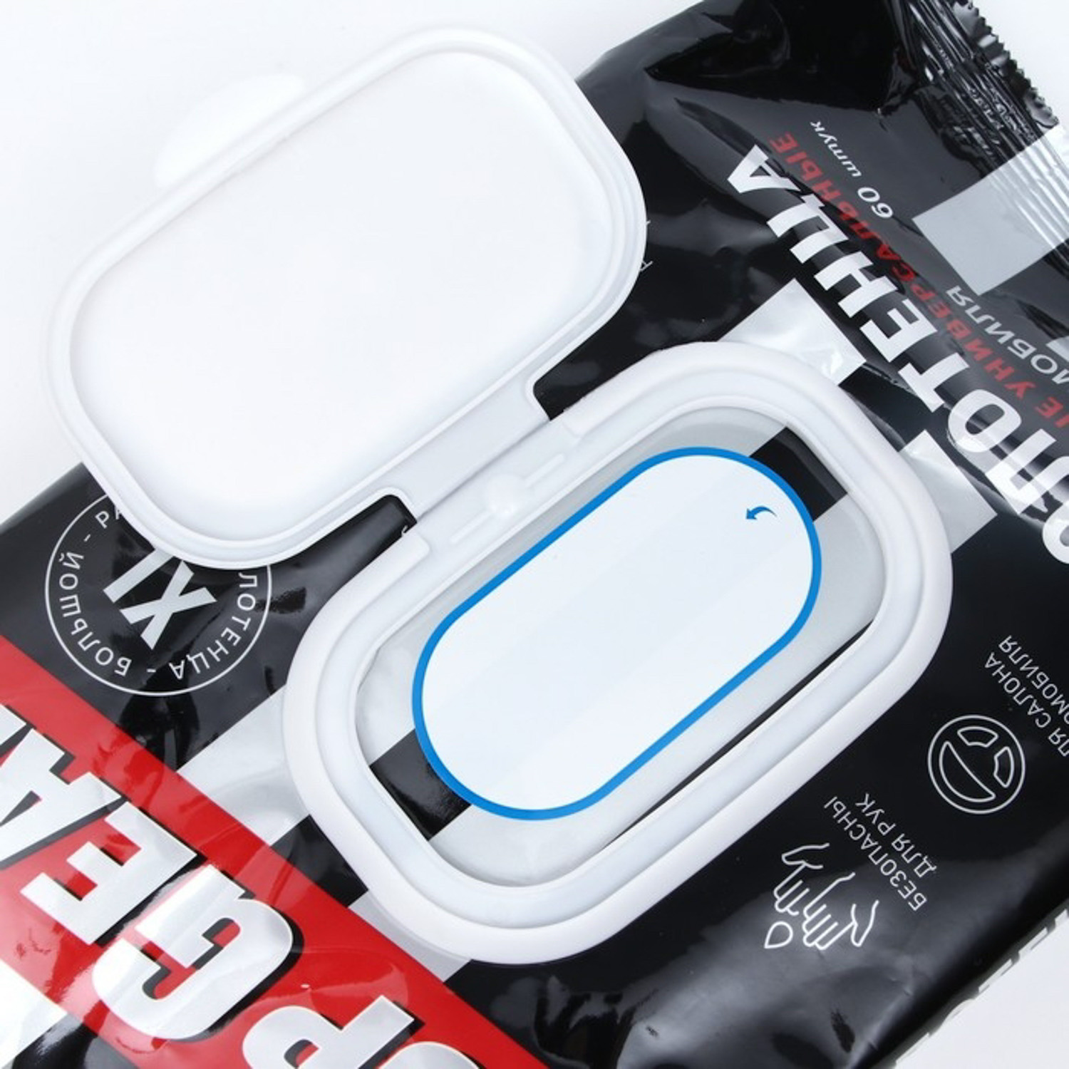 Влажные полотенца Top Gear универсальные автомобильные, 60 шт 9448111