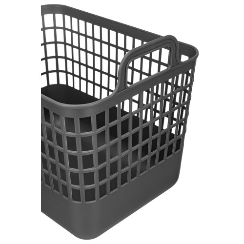 Корзина для хранения пластм. "Kobo" 320х224х255мм 15л  Серый арт 435296011 ("Бытпласт") *1/16