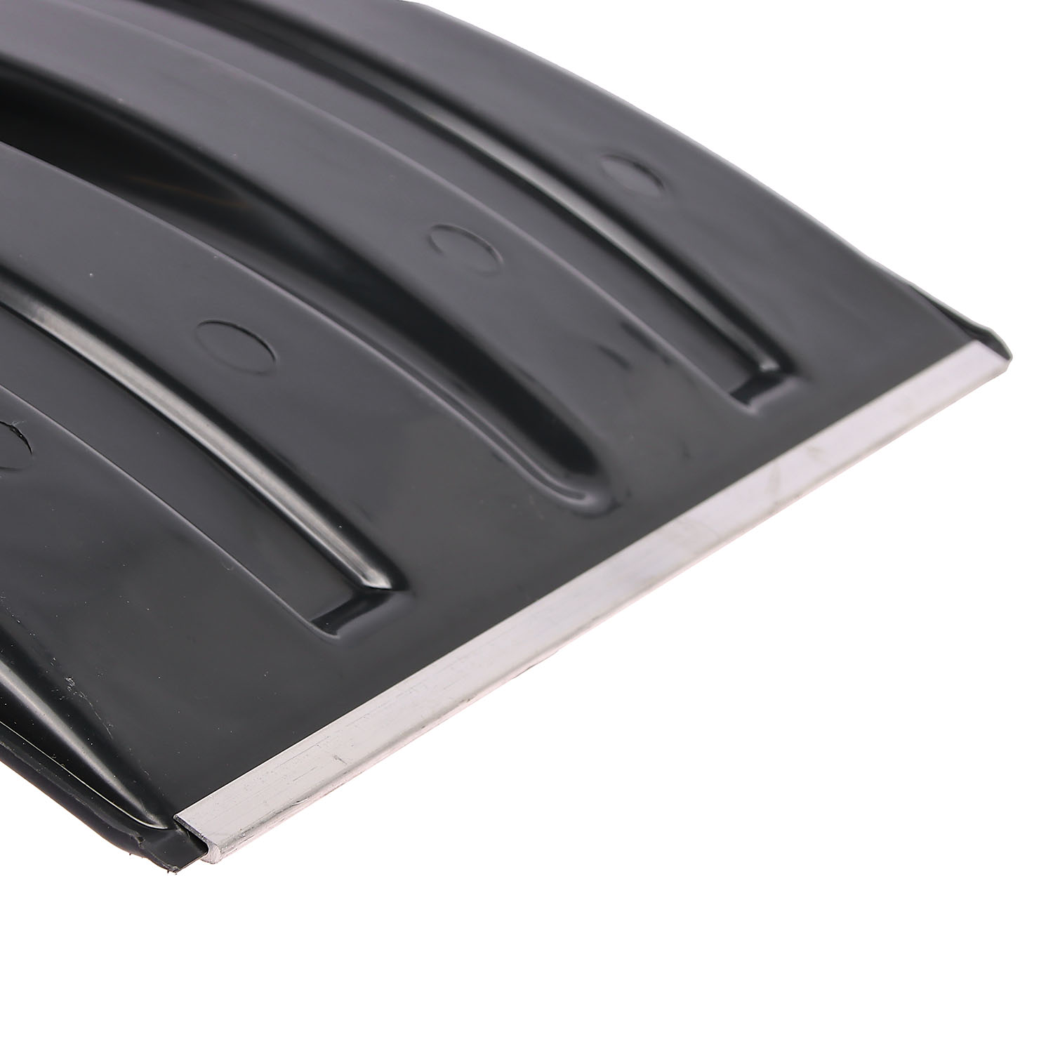 Лопата снегоуб пластик 350*350 с планкой d-32 "СНЕЖИНКА"  * 10