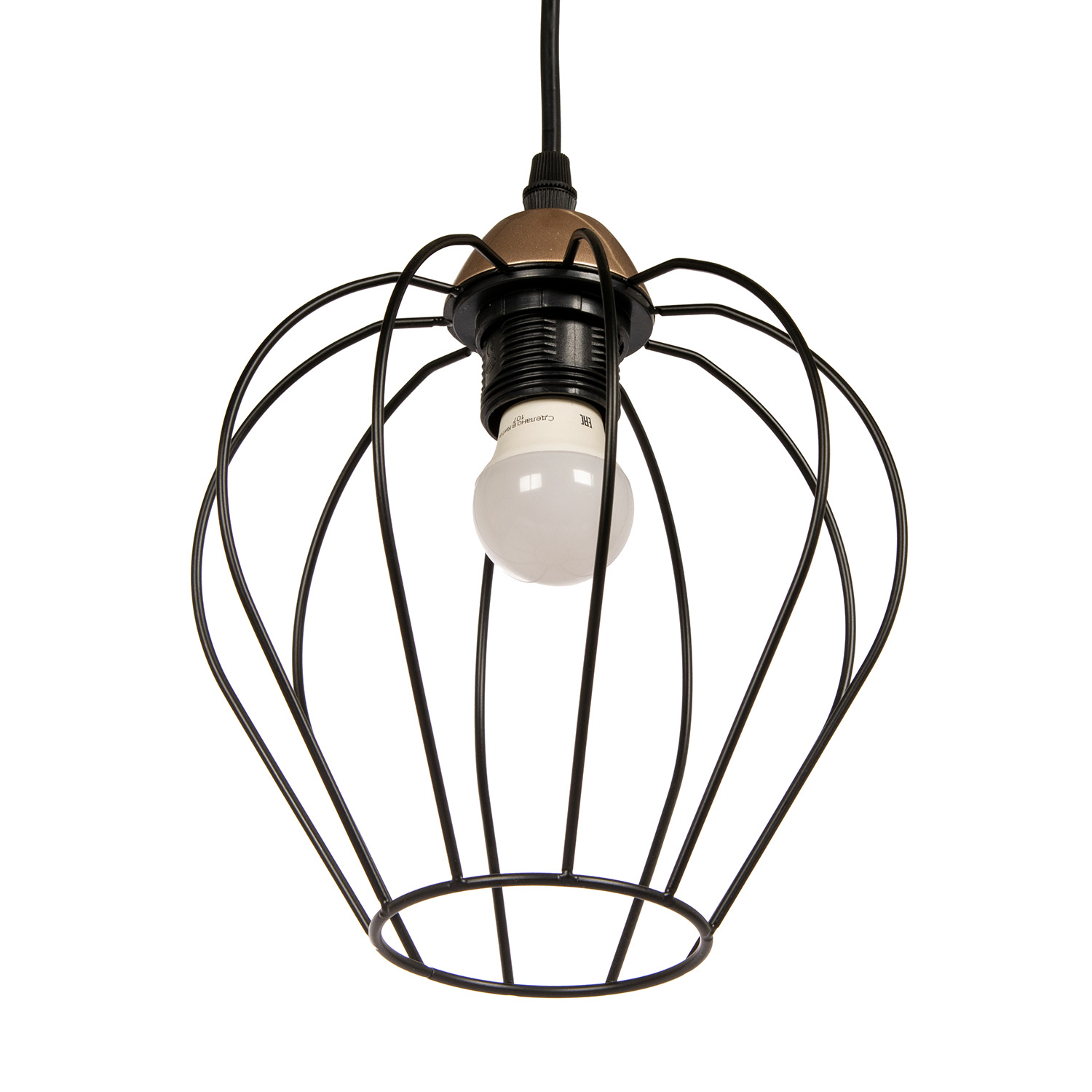 Люстра IL2001-1PA-05 BK ROSE GD 40Вт Е27 S=6м2  *1