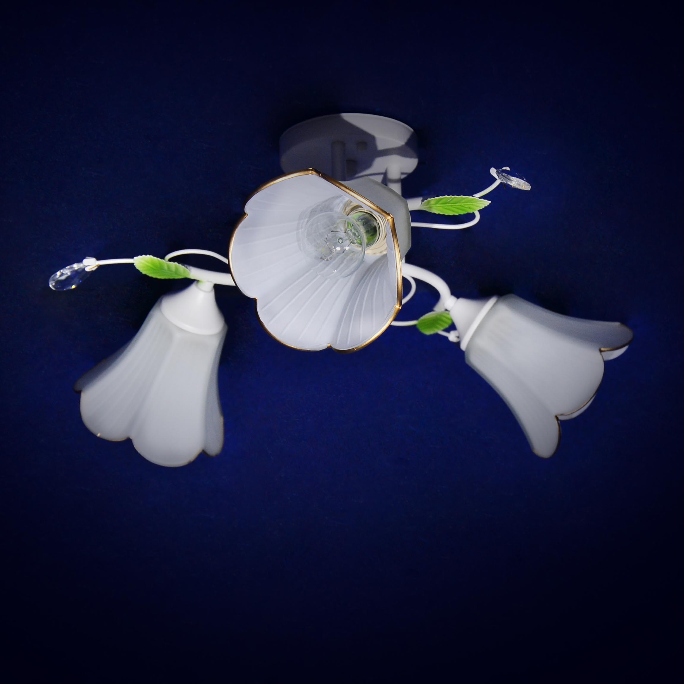 Люстра Verner Lighting А2685/3, 40 Вт, Е27, 3 лампы, белый