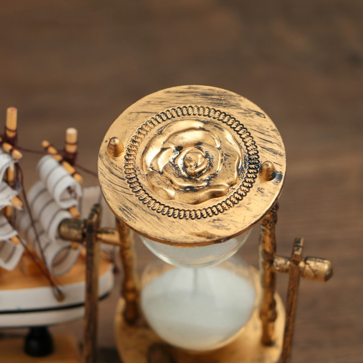 Часы песочные "Фрегат", сувенирные, 15.5 х 6.5 х 12.5 см, микс 4154484