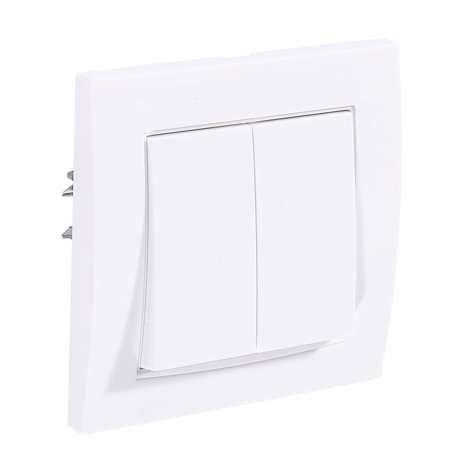 Розетка Бриллиант СП 1-мест. белая сз с крышкой 16А IP20 UNIVersal 7947649 *10100