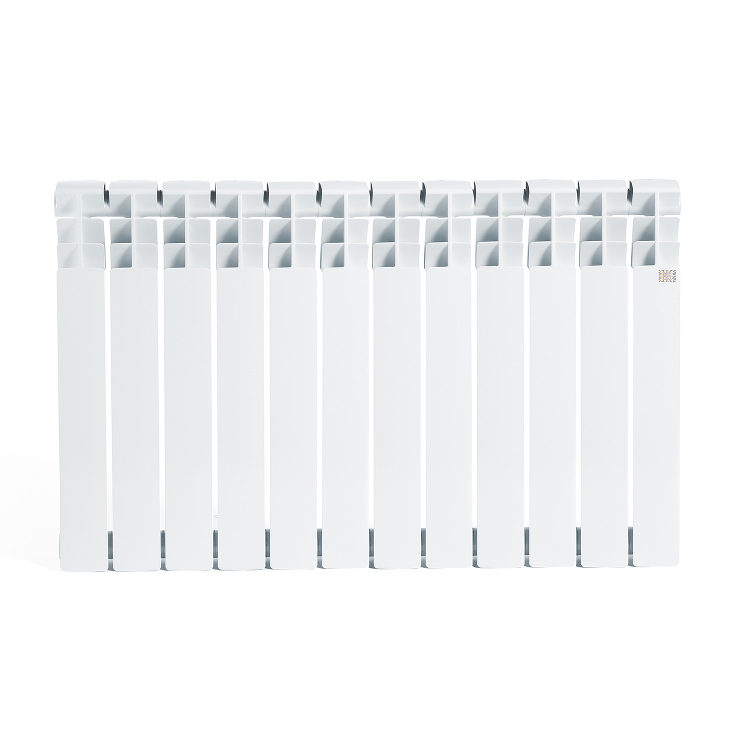 Радиатор алюминиевый 12 секций STI, 500 мм, белый