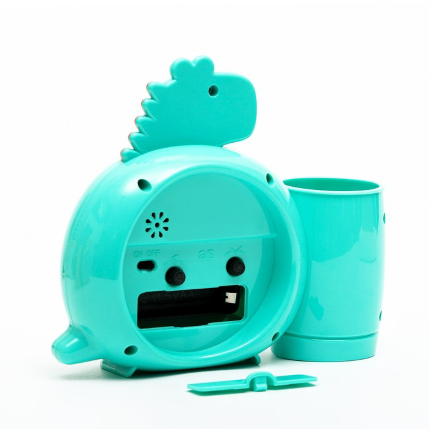 Будильник "Динозавр", с органайзером, 1АА, 15.8 х 13.5 х 5.5 см  9448327