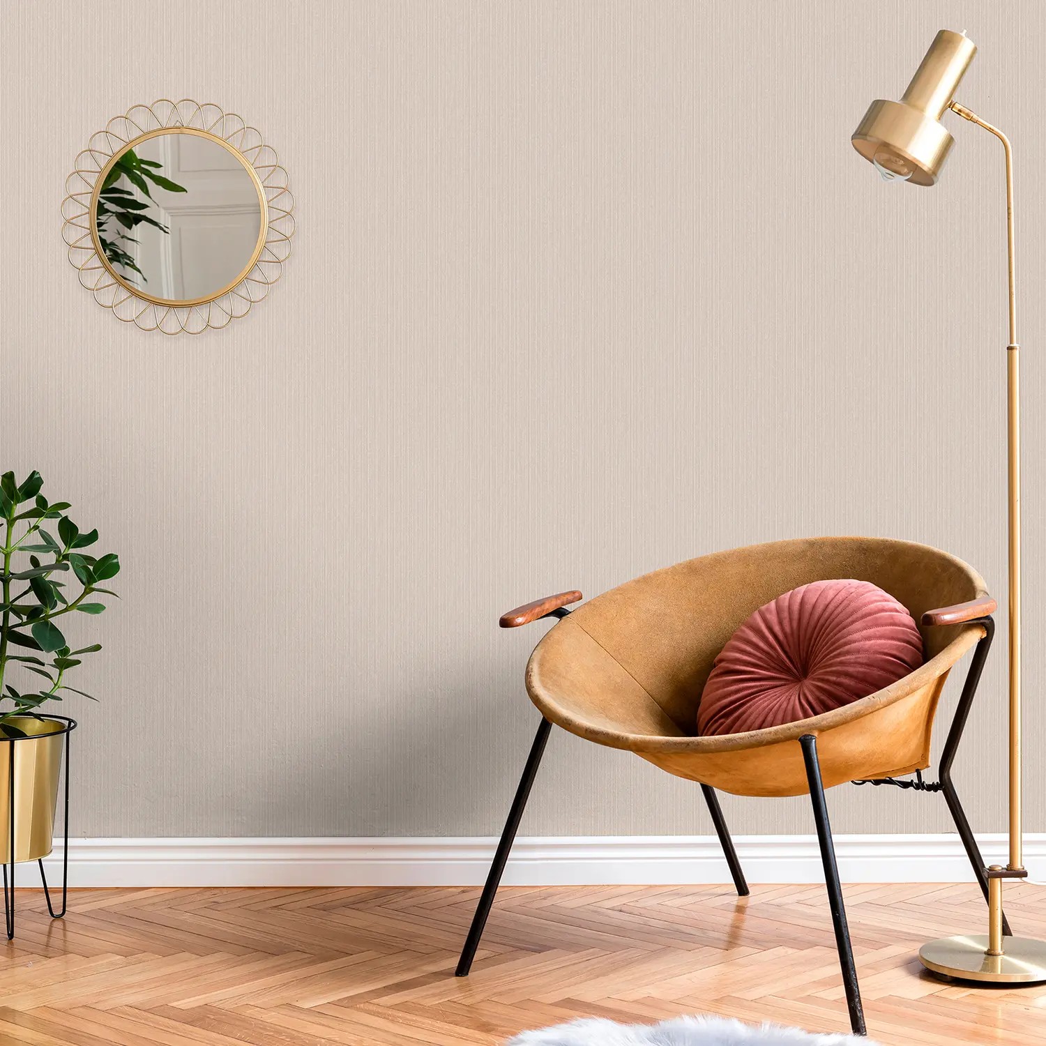 Обои флиз Elysium Букле (беж.) Е82621 1,06*10м  *1/4