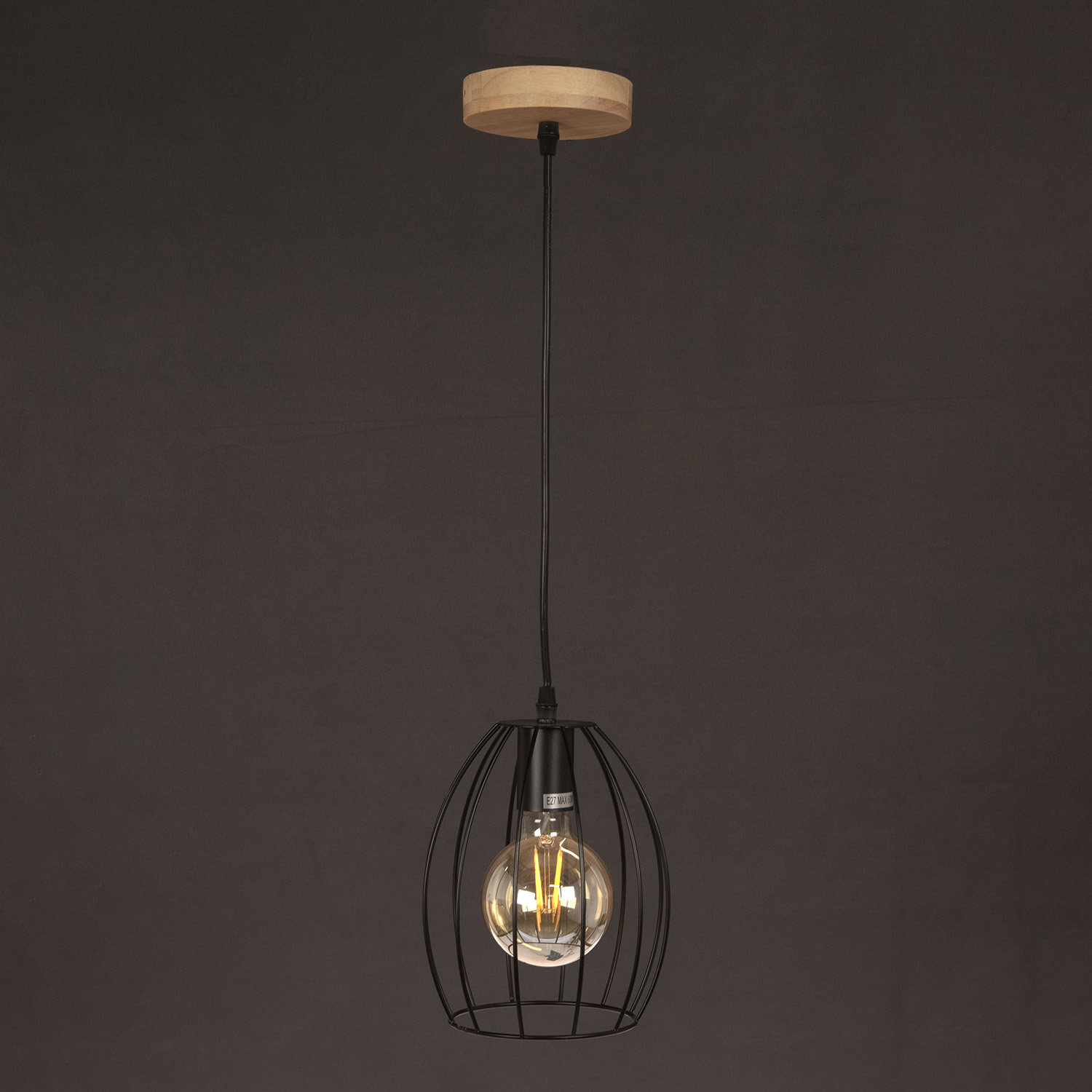 Люстра IL1011-1P-05 BK 40Вт Е27 S=6м2  *1