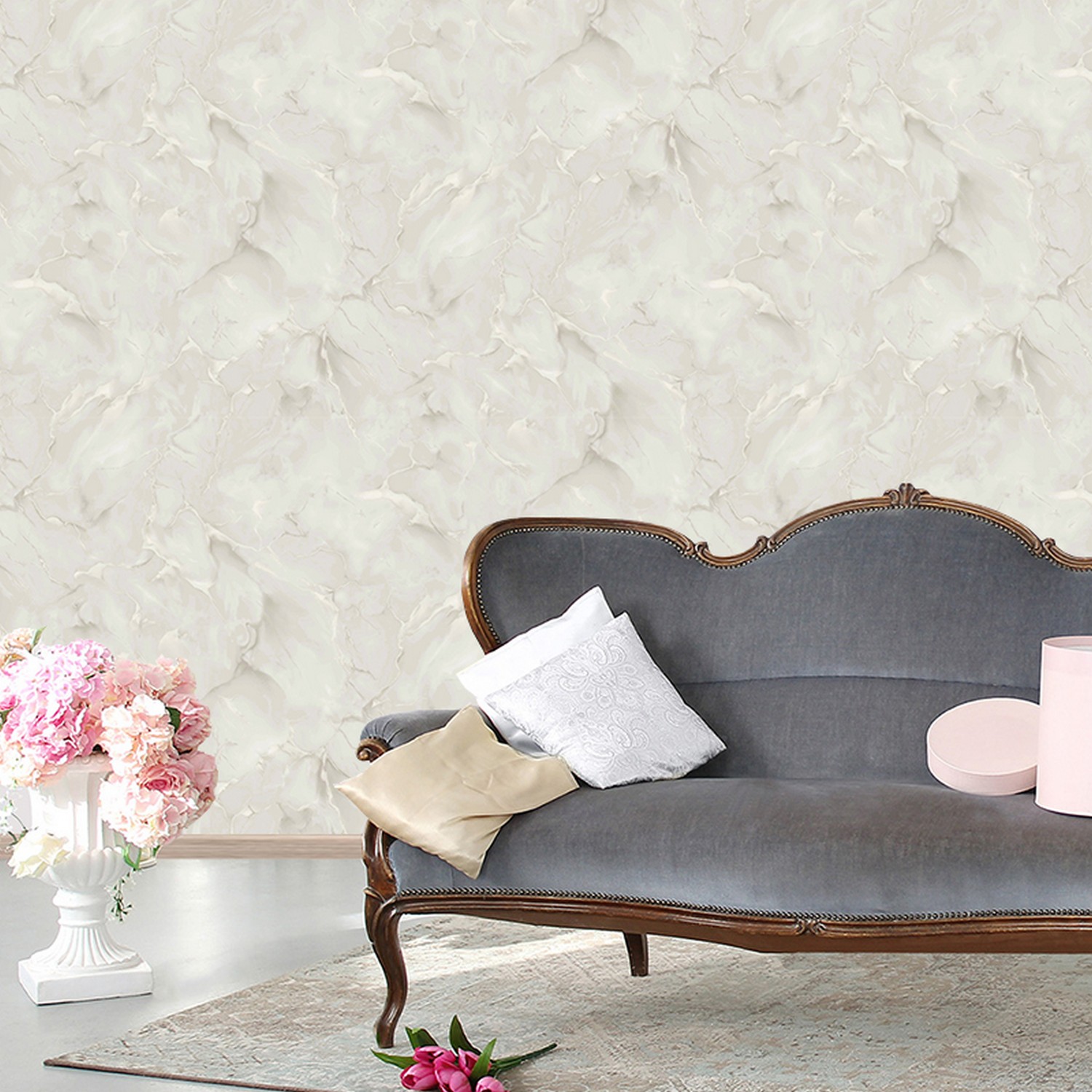 Обои  флиз. "Эрисманн" Levita фон (беж.) 60917-02 10.05х1.06м *6