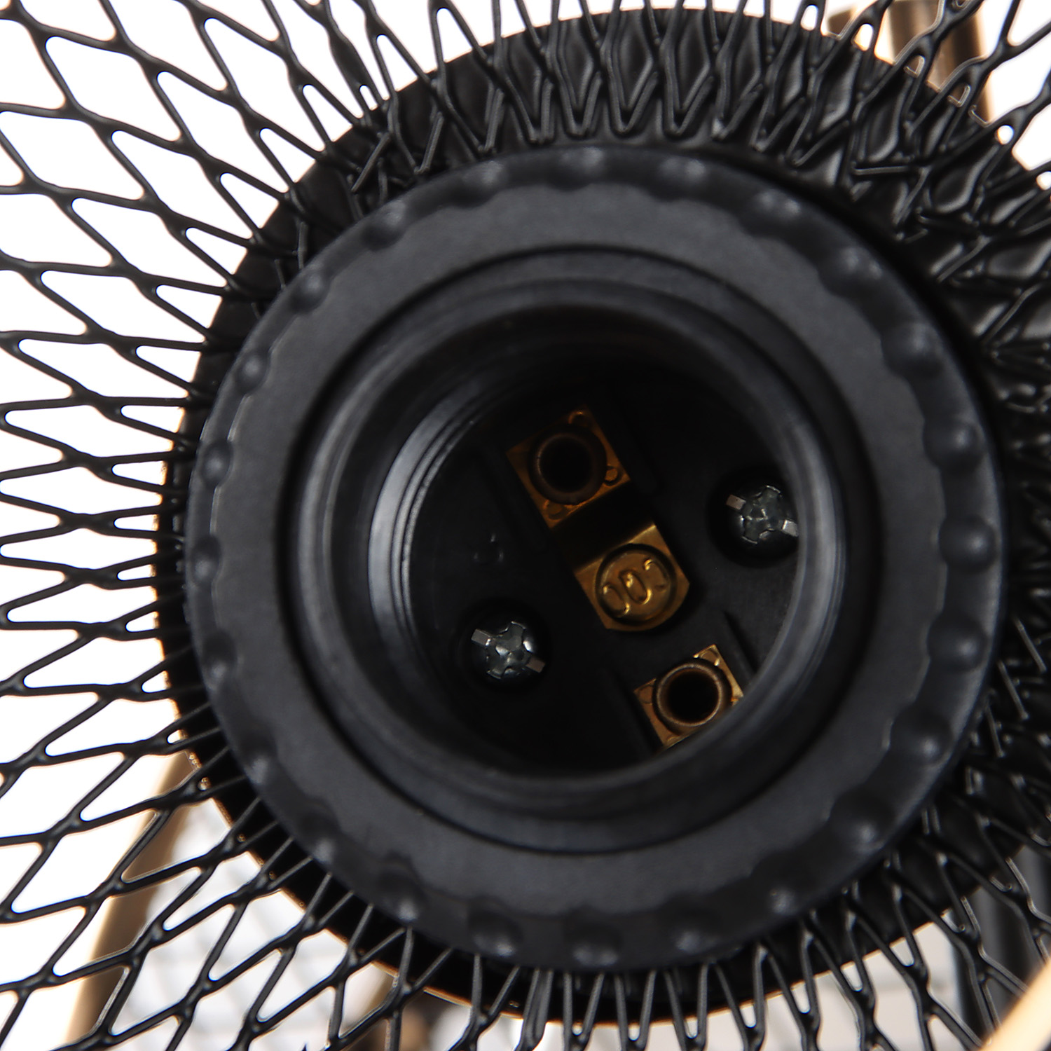 Люстра N6408/5 BK+FGD  5*40W E27 220V (d-600; h-230)  VERNER LIGHTING *1