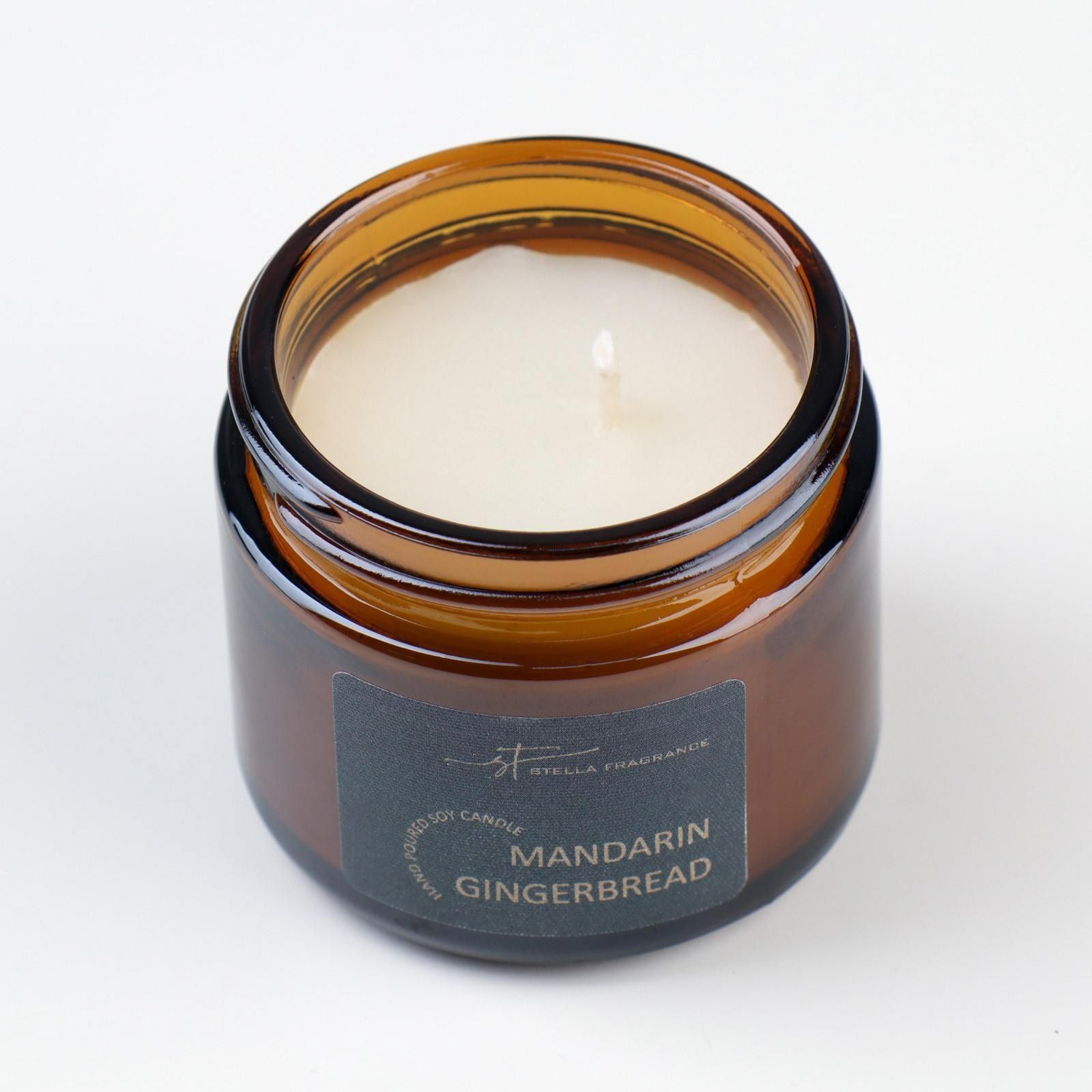 Свеча ароматическая в банке "MANDARIN GINGERBREAD",соевый воск,50 г,мандарин, пряник 7030426
