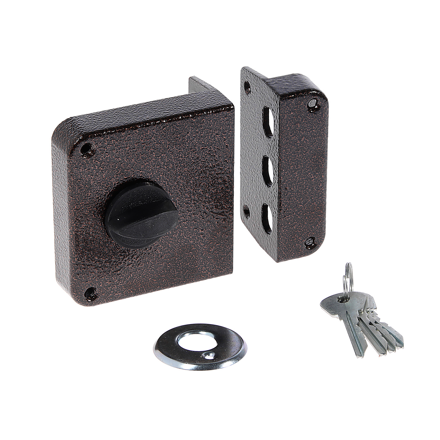 Замок накладной Зенит ЗН1-3-2 медь *1/15