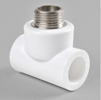 Тройник комбинированный PPRC наруж. резьба Ø 25х1/2"х25 *10/50