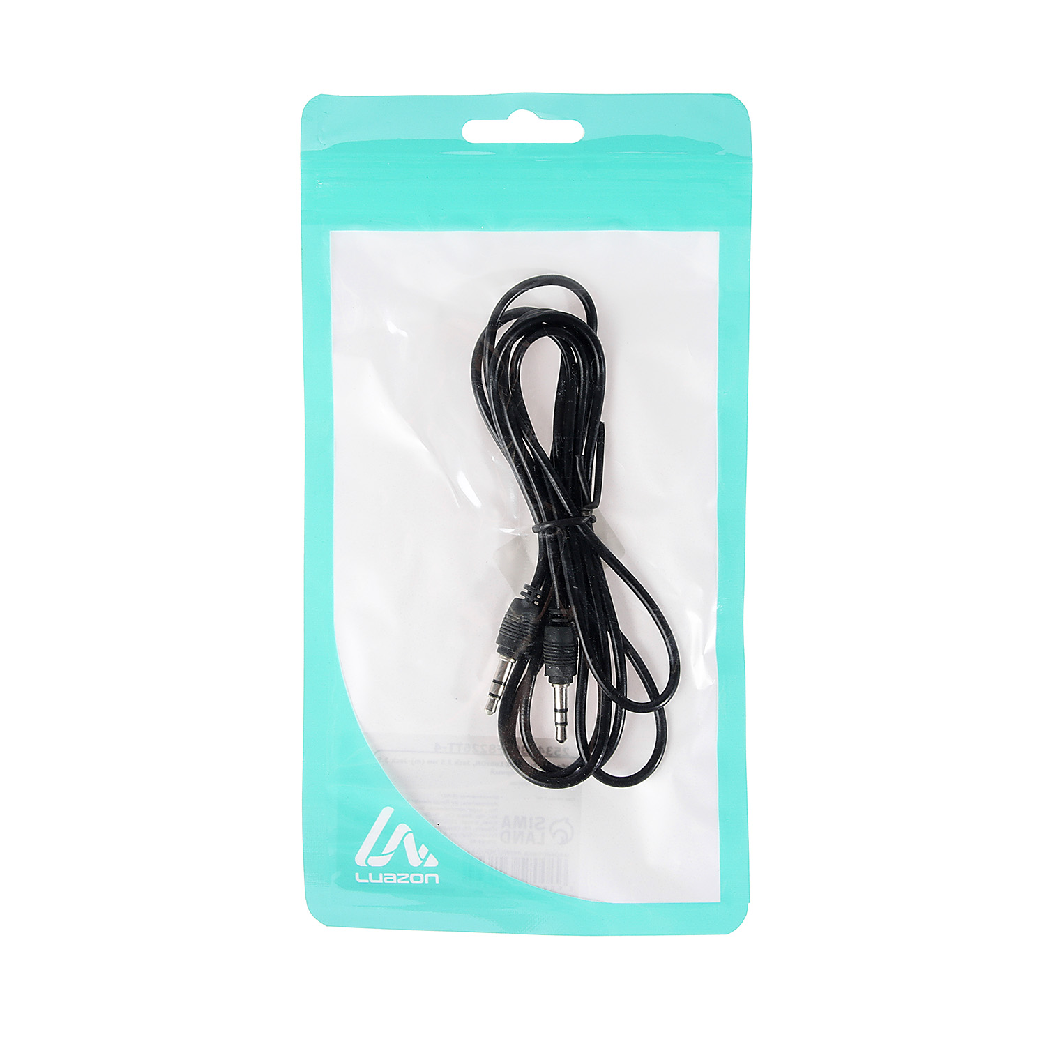Кабель аудио AUX LuazON, Jack 3.5 мм (m)-Jack 3.5 мм (m), 1.5 м, чёрный   2534139