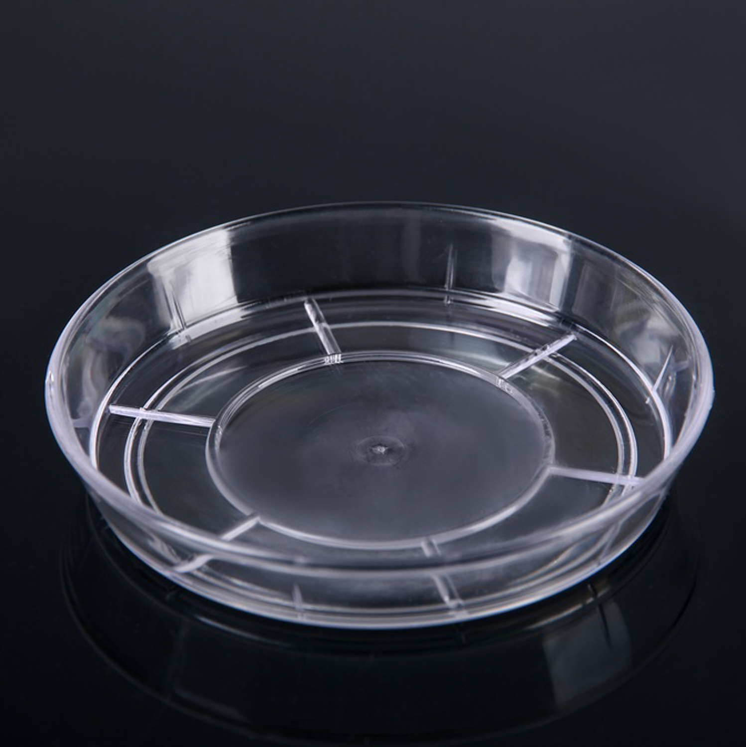 Поддон под кашпо пластм. Прозрачный "зашита пола" д.21см  704 (Tek.A.Tek) *1/30