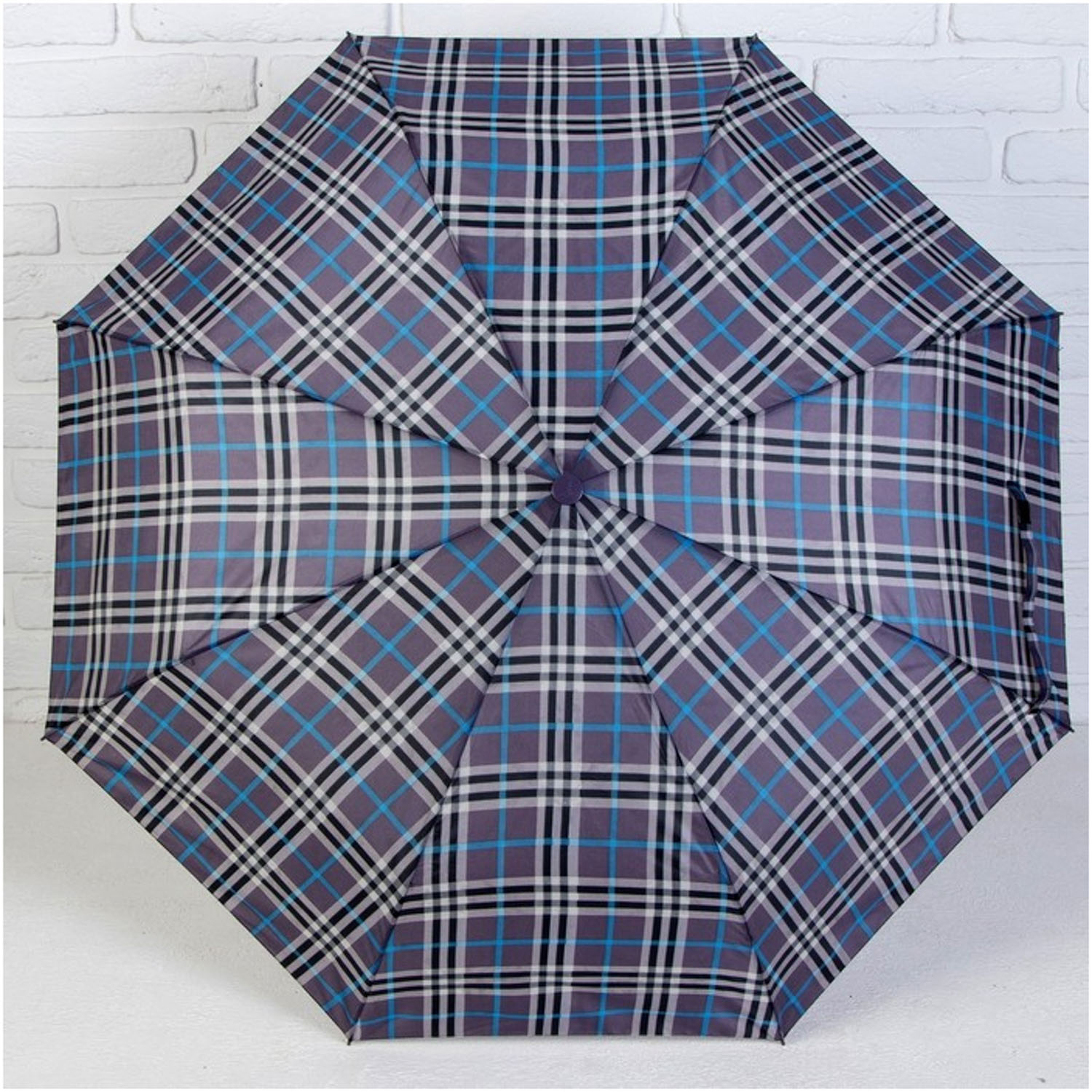 Зонт жен авт R48 3сл 8спиц клетка МИКС 235 RN 4881171