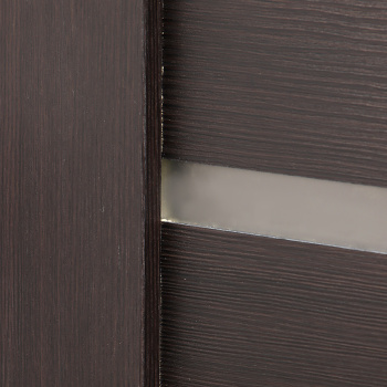 Дверь межкомнатная остеклённая ЦАРГИ ПВХ COMFORT-2 Венге 3D 700мм BROZEX-WOOD *1