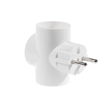 Разветвитель  3роз.  б/з круглый 16А 250В "TDM" SQ1806-0041/0042  *1/20/240