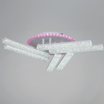 Светильник потолочный светодиодный 64430-0.3-06C WH LED 140W 3000-6500К ПДУ+диммер S=26м2  *1