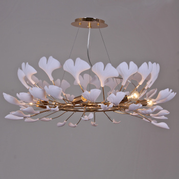 Люстра 08355-0.4-08 FG Е14 40Вт S=48м2  *1