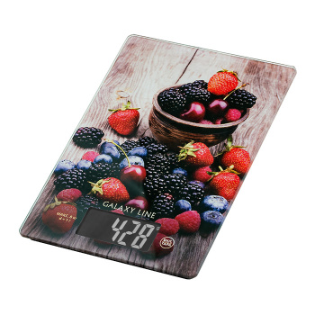 Весы кух. электрон. GALAXY LINE GL2819 до 8 кг, ЖК-дисплей, сенсор *1/12