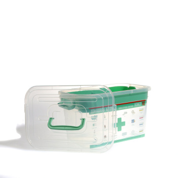 Контейнер д/хранения пластм. "Аптечка" "Домашний доктор" 6,5л с Вкладышем арт.80903("Пол-быт")*1/6