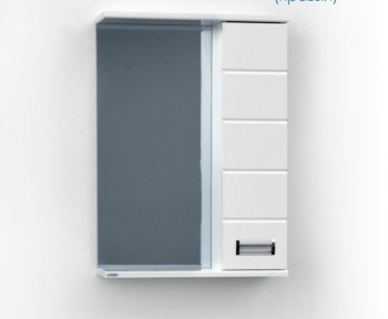 Зеркало-шкаф /LOGRO/ "Ника 50" правая *1/20