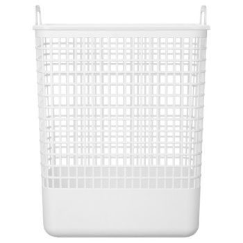 Корзина для белья пластм. 35л "Kobo" 500х380х262мм Белый арт.435220816 ("Бытпласт") *1/7
