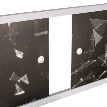 Экран под ванну "Ультра легкий" Черный 1,48м *2