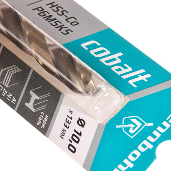 Сверло по металлу10,00*133/87мм HSS-Co P6M5К5 (1шт) блистер арт.668100 COBALT RENNBOHR *6/32/192 Сверло по металлу10,00*133/87мм HSS-Co P6M5К5 (1шт) блистер арт.668100 COBALT RENNBOHR *6/32/192