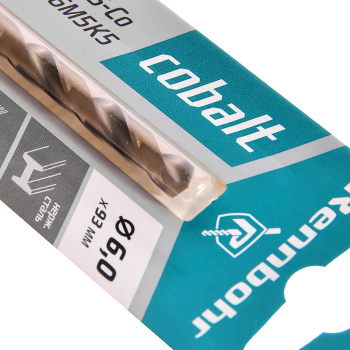 Сверло по металлу 6,00*93/57мм HSS-Co P6M5К5 (1шт) блистер арт.668060 COBALT RENNBOHR *10/40/640 Сверло по металлу 6,00*93/57мм HSS-Co P6M5К5 (1шт) блистер арт.668060 COBALT RENNBOHR *10/40/640