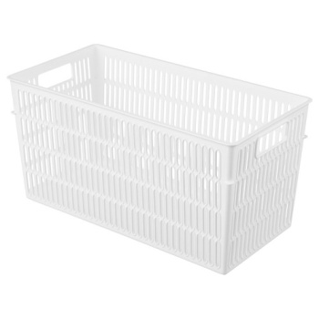 Корзина для хранения пластм. "Simplify" 274х140х138мм 4,5л Белый арт 435250816 ("Бытпласт") *1/24