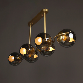 Люстра N36363/6 GD 6*40W E27 220V (l-950; w-250; h-350)  VERNER LIGHTING *1