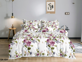 Постельное белье 2сп-М бамбук Орхидея DA-531, наволочки 70*70см - 2шт *1/4 Постельное белье 2сп-М бамбук Орхидея DA-531, наволочки 70*70см - 2шт *1/4