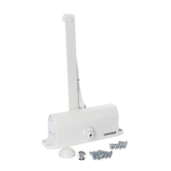 Доводчик для дверей от 45кг до 65кг DC-65-W белый Vanger *1/10