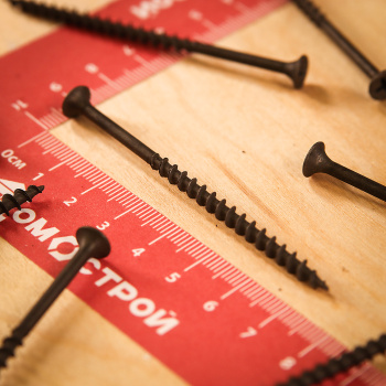 Саморезы по дереву BROZEX пакет 3,9*75 крупная резьба (15шт) *10/100