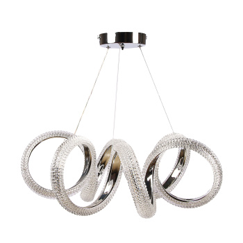 Люстра 9232/140W Chrome  530 мм 3 реж., пульт S=20м2  VERNER LIGHTING *1