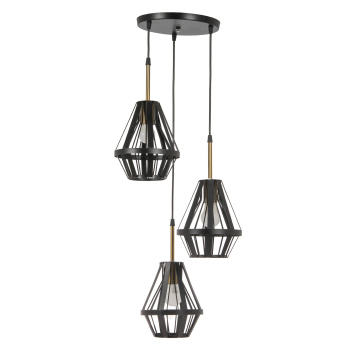 Светильник потолочный подвесной 05586-0.9-03 BK  40Вт Е27 S=18м2  *1