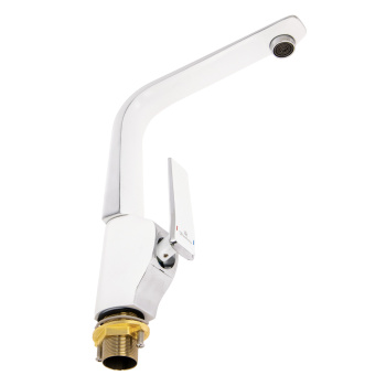 Смеситель для кухни Diadonna D87-443137W белый с хромом, высокий излив *1/10