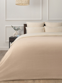 Плед 150*200см фланель жаккард r-ромбики бежевый TF FNJL BE13 005/1520 Absolute *1