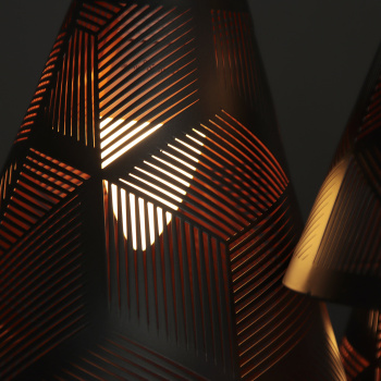 Люстра N5211/3H 3*40W  E27 (d-370; h-300/h800)  VERNER LIGHTING *1