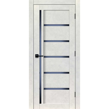 Дверь межкомнатная остеклённая ЦАРГИ ПВХ COMFORT-6 Бетон Снежный 600мм BROZEX-WOOD *1