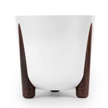 Кашпо пластм. "Жардин" 21л d верха 350мм h330мм с съем дрен.решеткой Белый М9127 *1/2 Кашпо пластм. "Жардин" 21л d верха 350мм h330мм с съем дрен.решеткой Белый М9127 *1/2